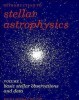 Introduction to Stellar Astrophysics, Volume 1: Basic Stellar Observations and Data