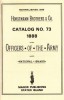 Horstmann Bros. and Co. Catalog No. 73, 1888, for Officers of the Army and National Guard title=