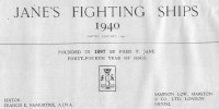 Jane's Fighting Ships 1940 title=